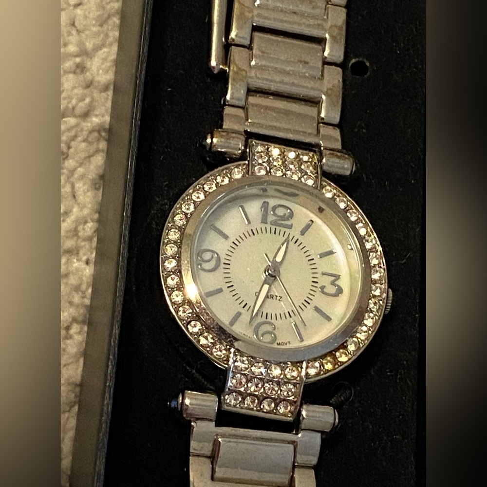 Avon Sparkling Silver Women's Watch